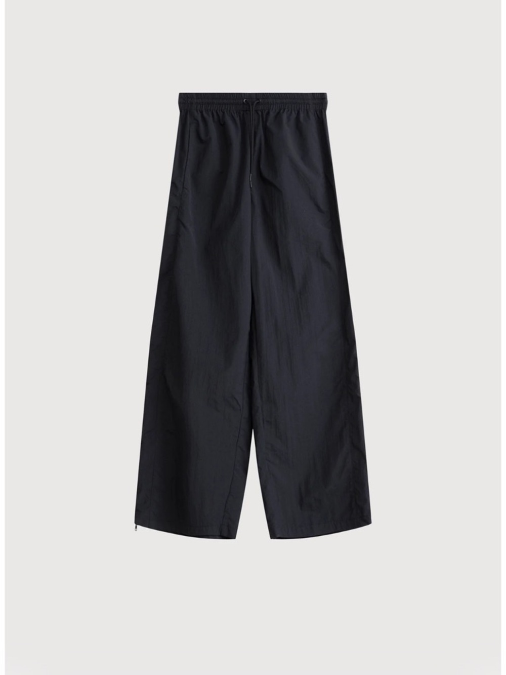 OAK + FORT Black Lightweight Drawstring Joggers